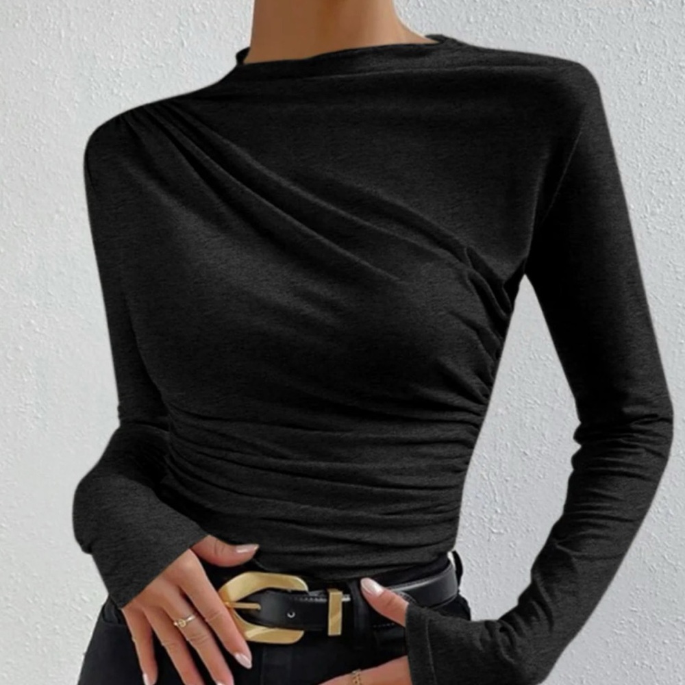 NWT Women’s Commense ‘Ruching Long Sleeve Top’ for sale (Size S)!